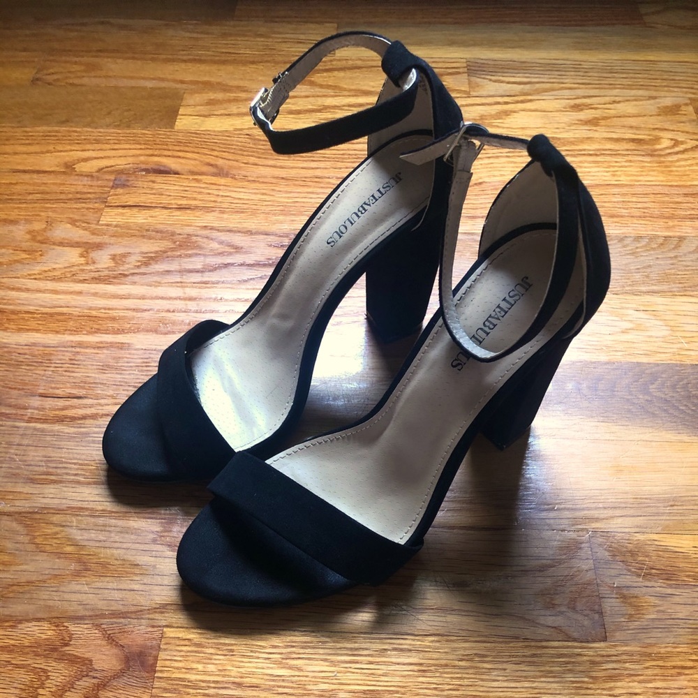 Just Fabulous black high heels